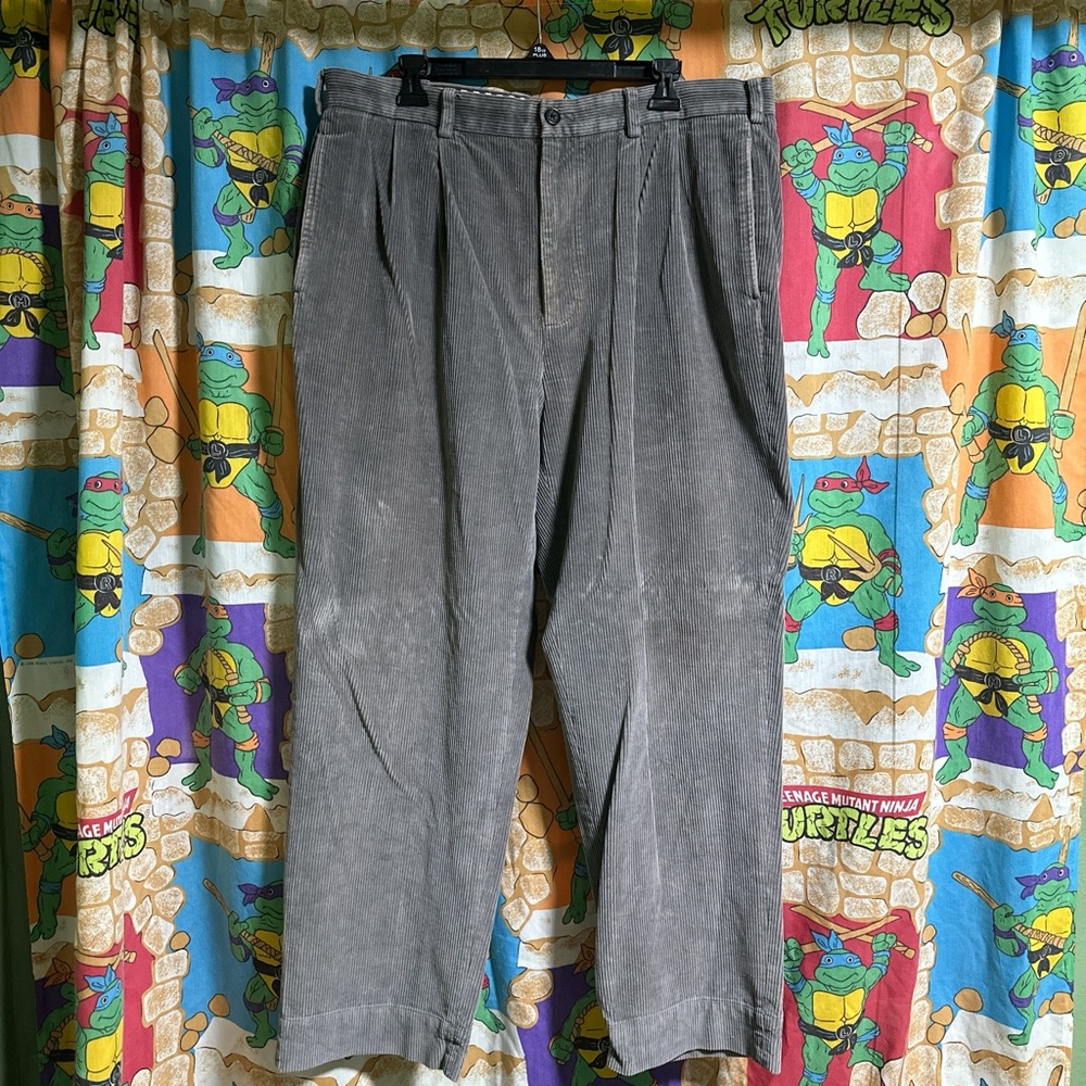 Brooks Brothers Men's Grey Corduroy Pants